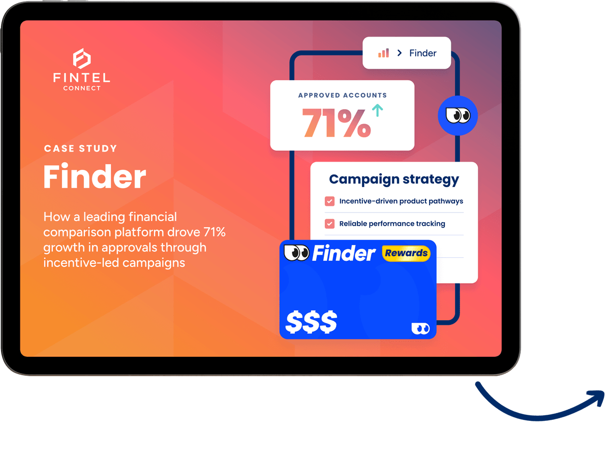 Case study: Finder drove 71% growth in approved accounts through incentive-led affiliate campaigns